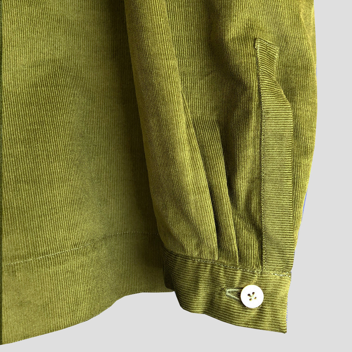 Round necked smock - grass cotton cord