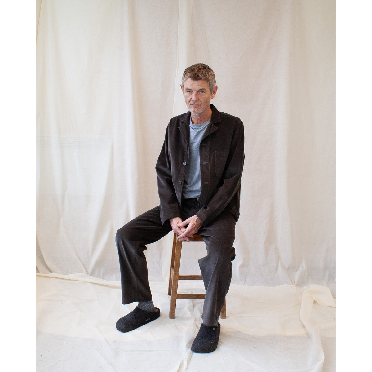 Revere chore jacket in mocha cord