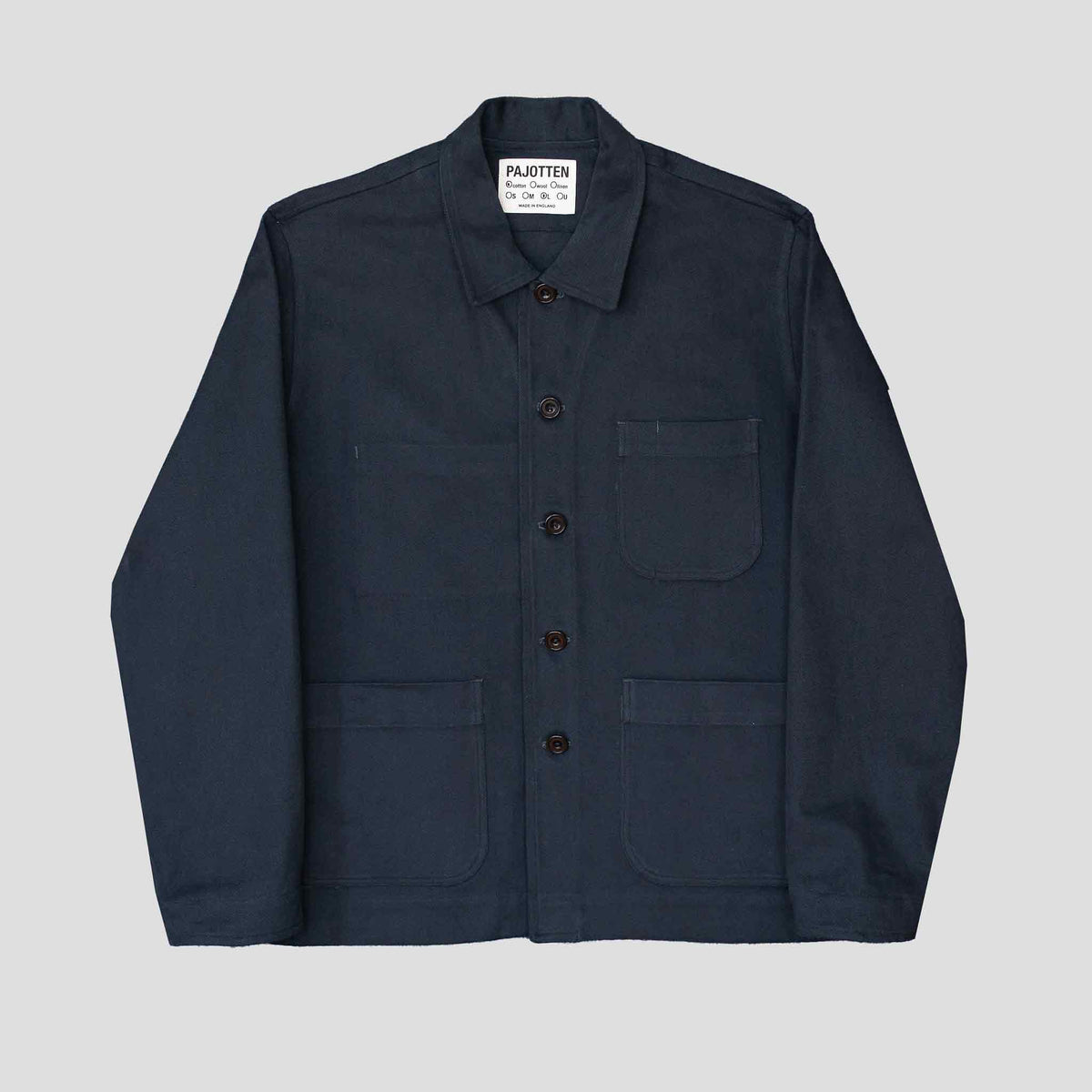 Traditional chore jacket heavy navy cotton