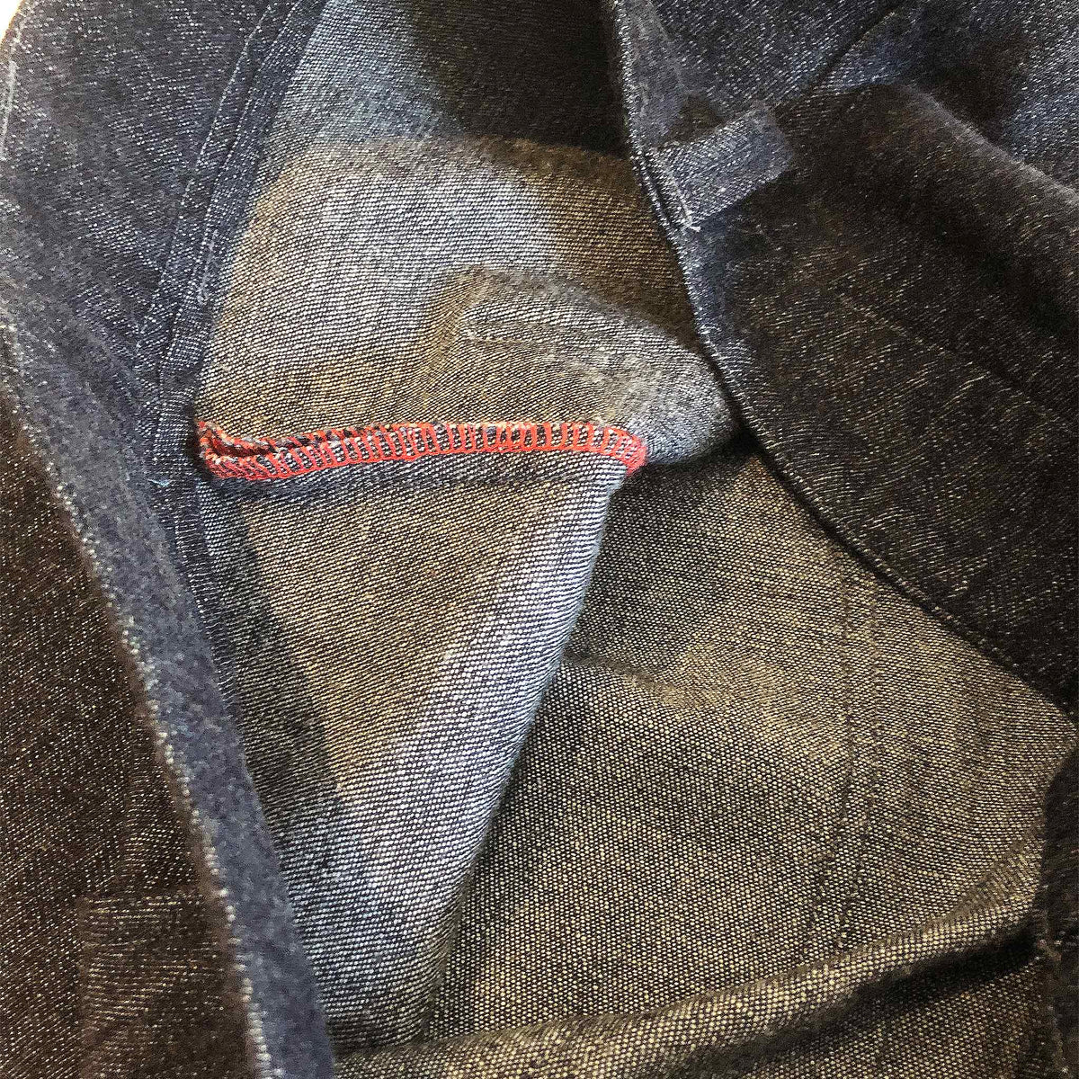 The side button trouser denim
