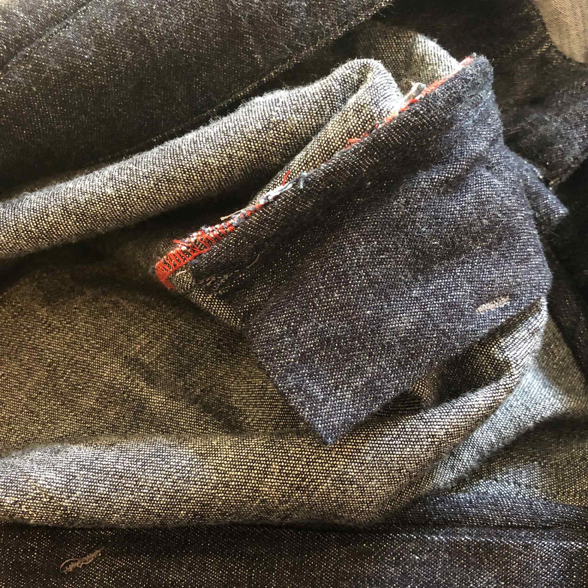 The side button trouser denim