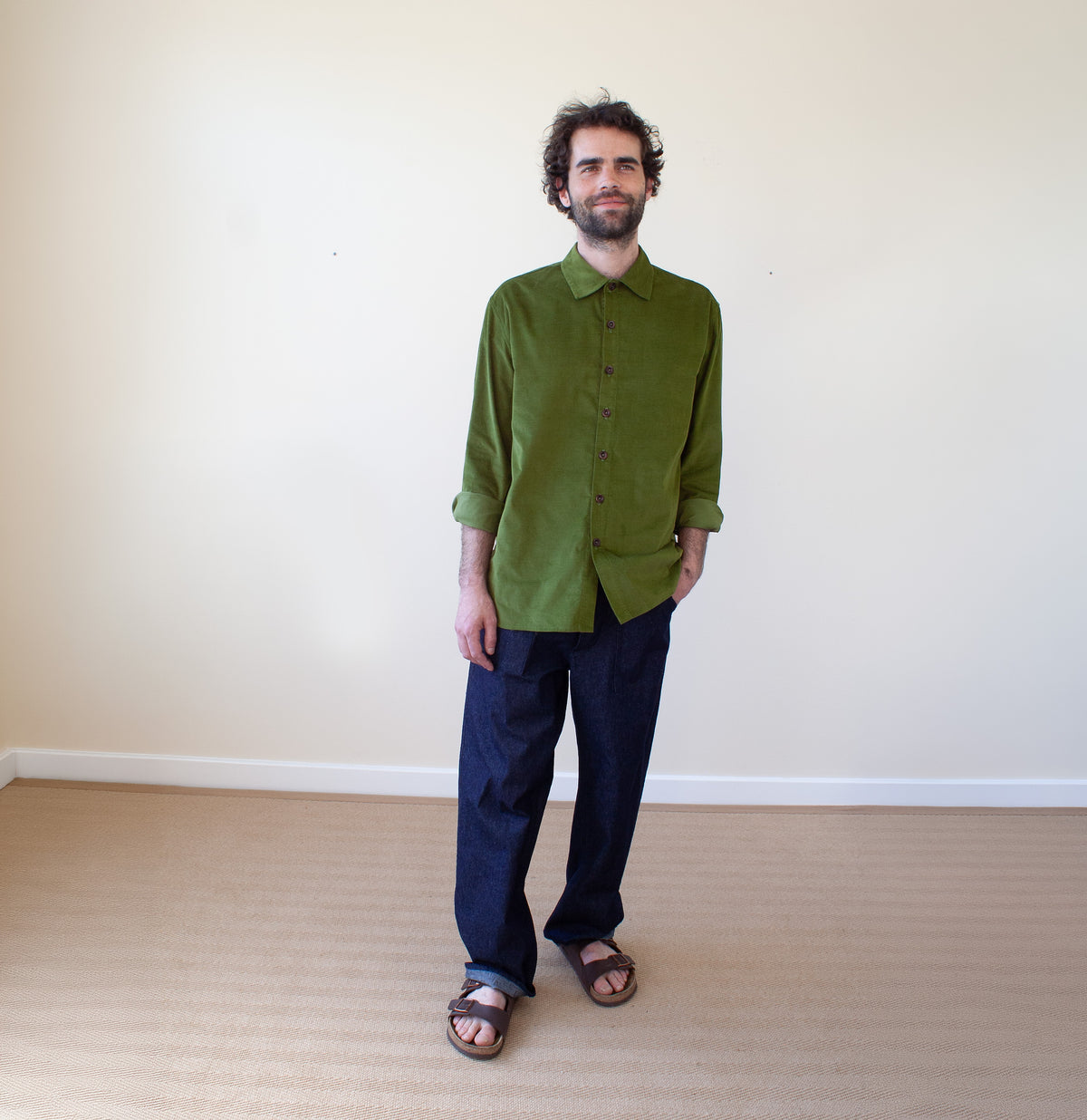 Workers shirt grass corduroy
