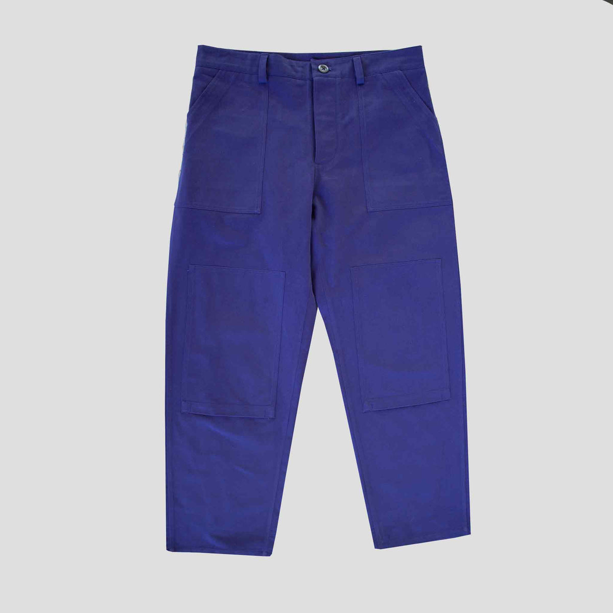 The everyday work trouser brushed cotton twill Indigo