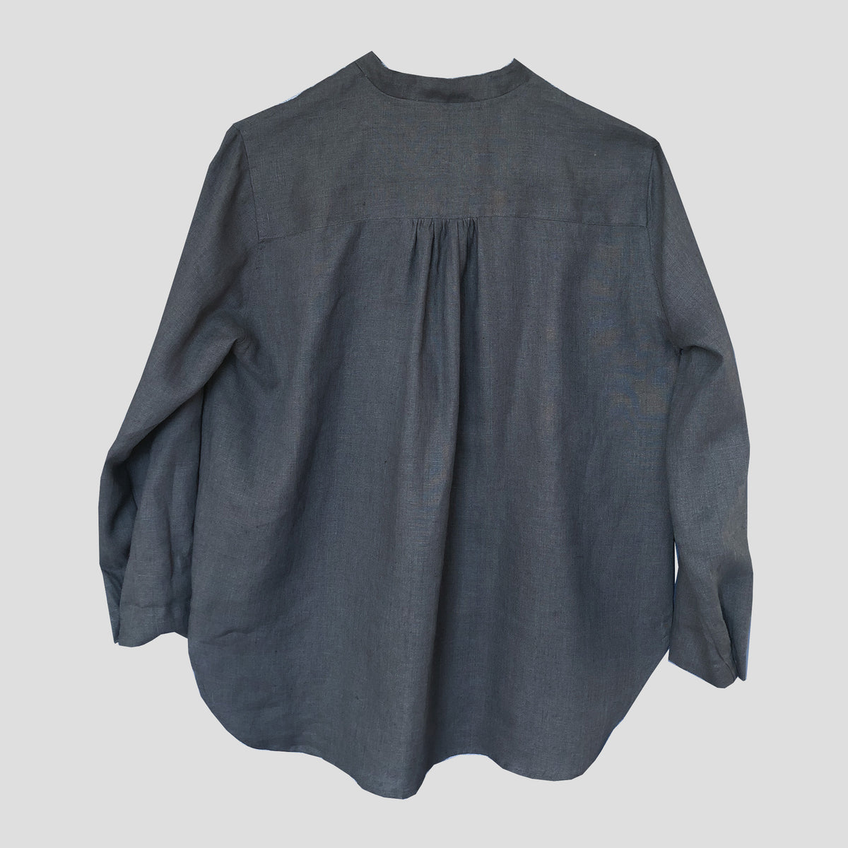 Meadow shirt slate linen