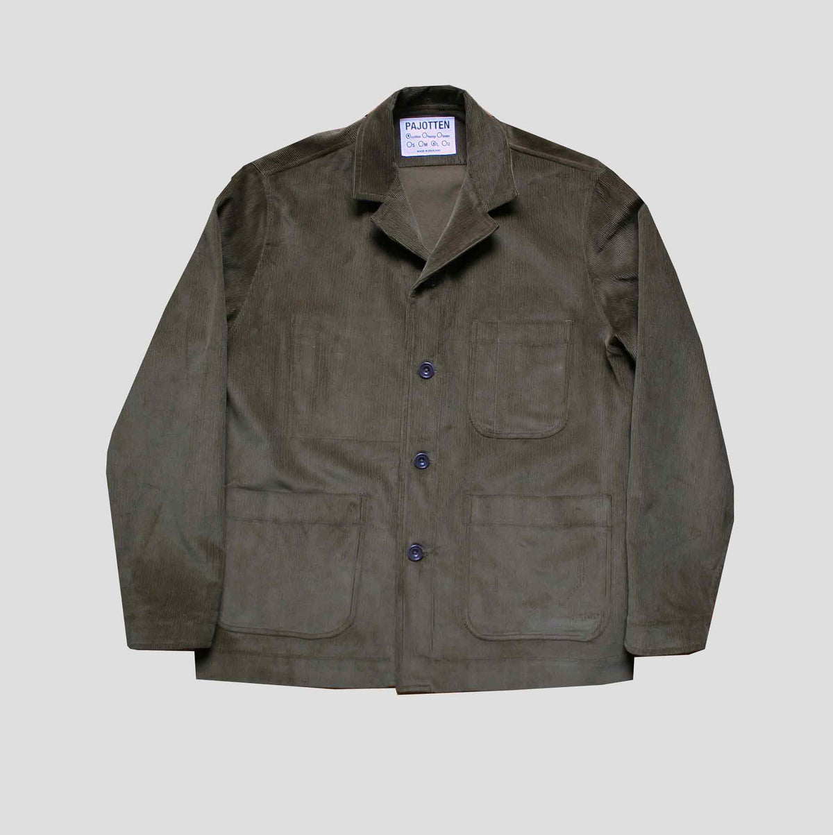 Revere chore jacket in olive cord