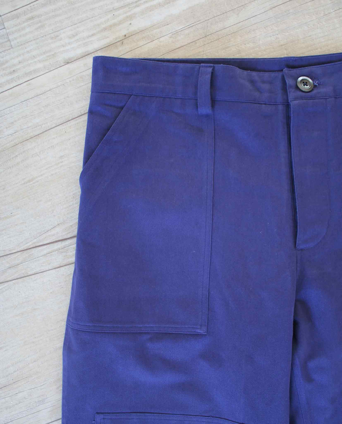 The everyday work trouser brushed cotton twill Indigo