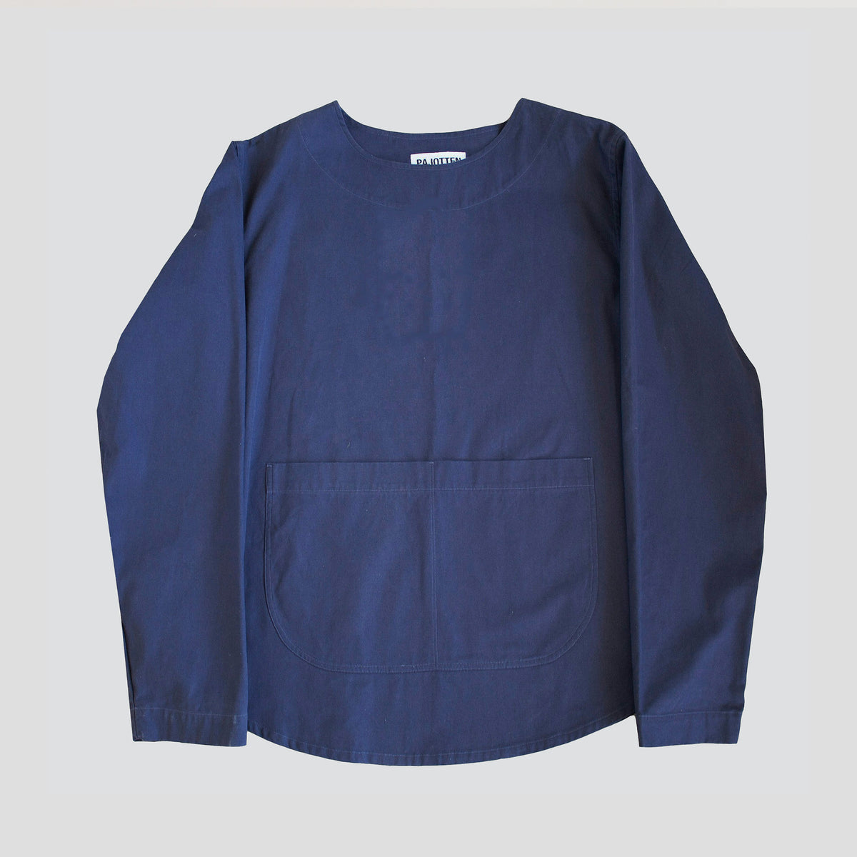 Studio top in brushed cotton canvas - Indigo