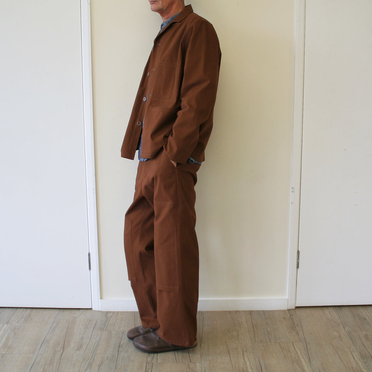 The Journeyman - brushed cotton canvas - Rust