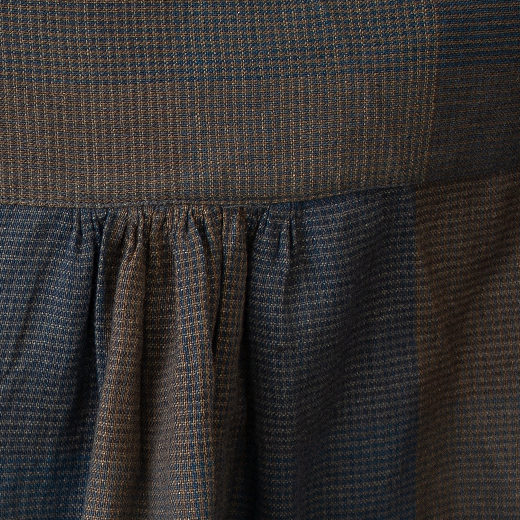 Painter smock - cotton/linen check