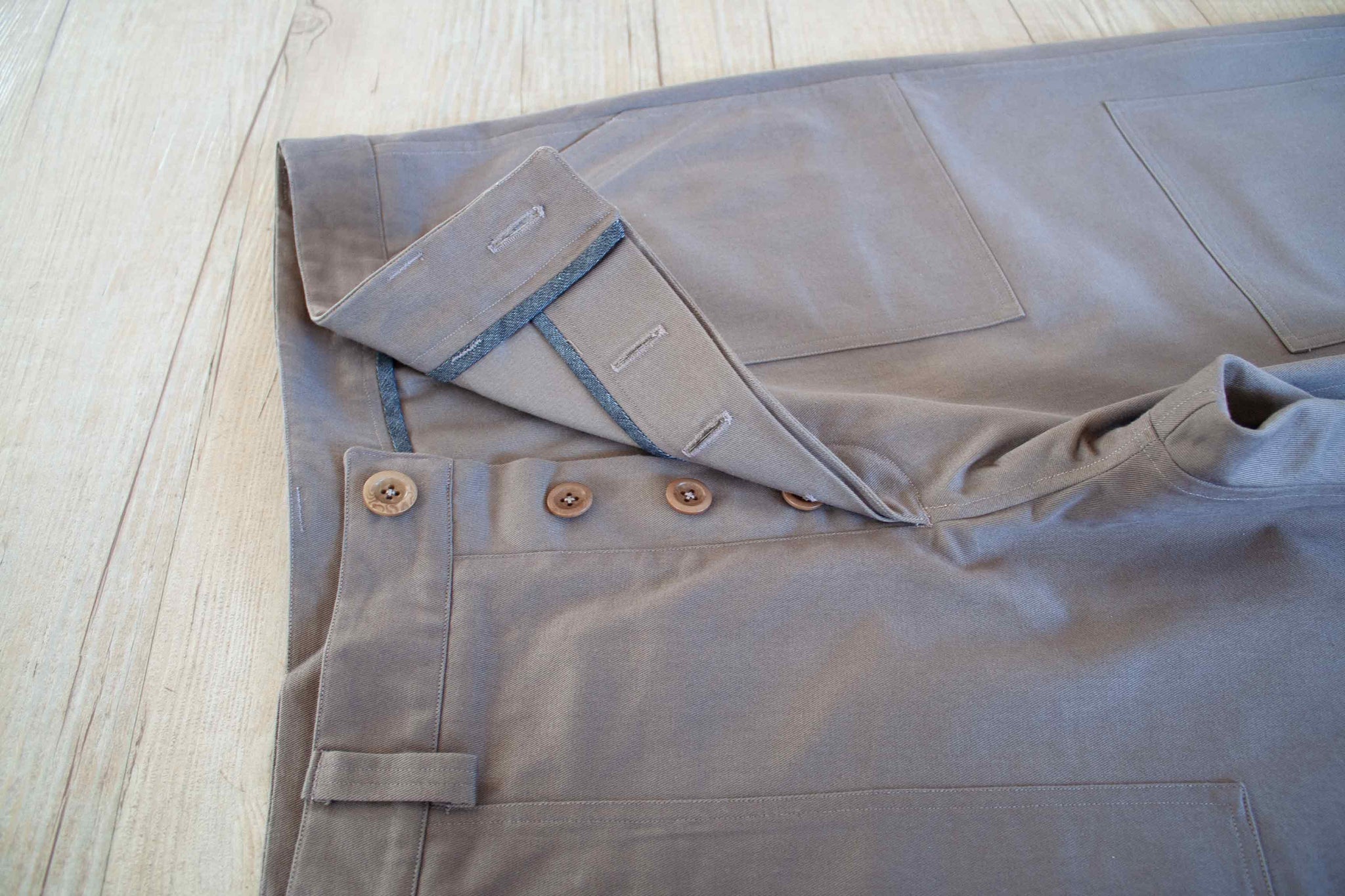 The everyday work trouser cotton twill  Brown