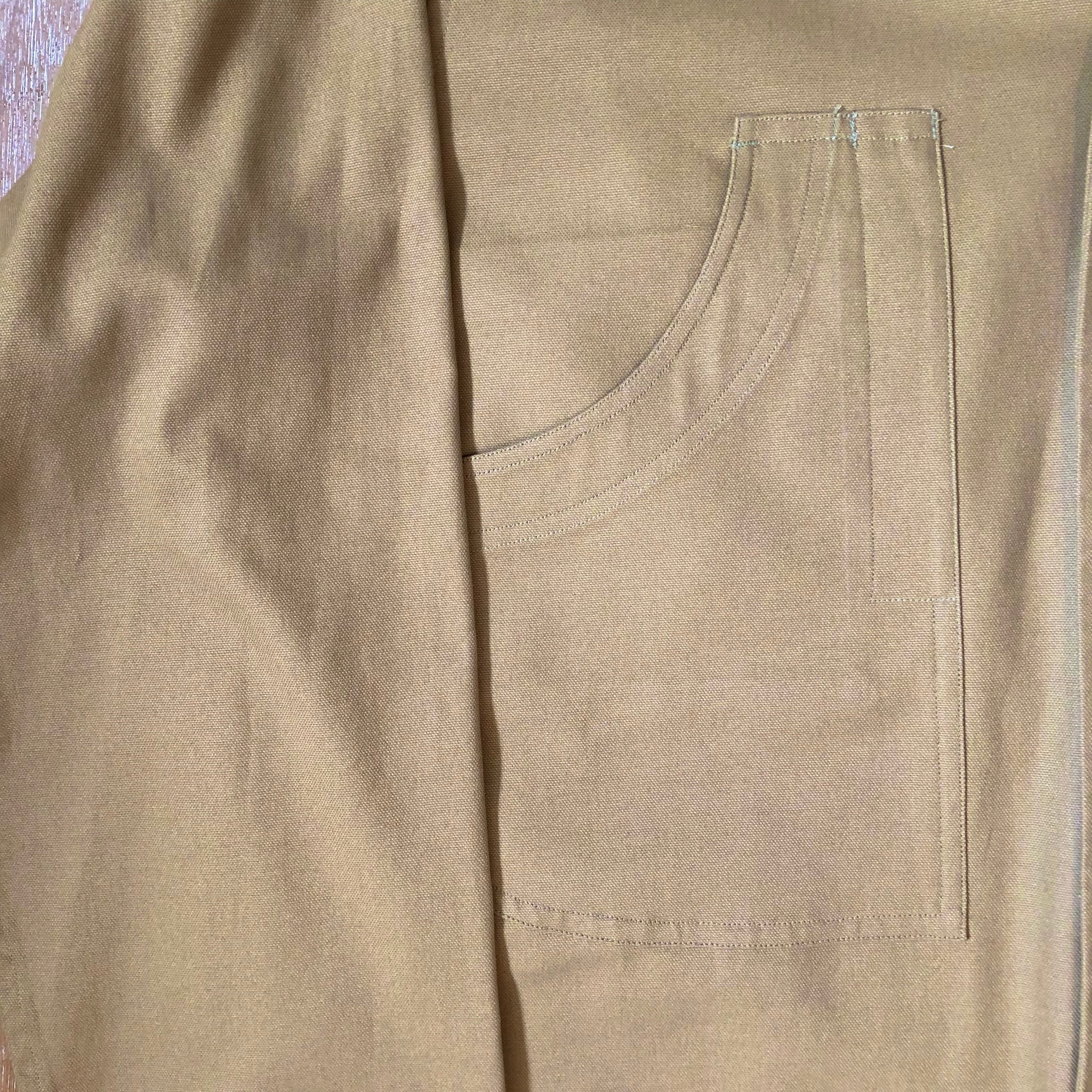 Chore coat in a brushed cotton canvas - Tan