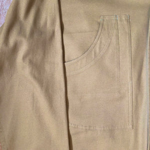 Chore coat in a brushed cotton canvas - Tan