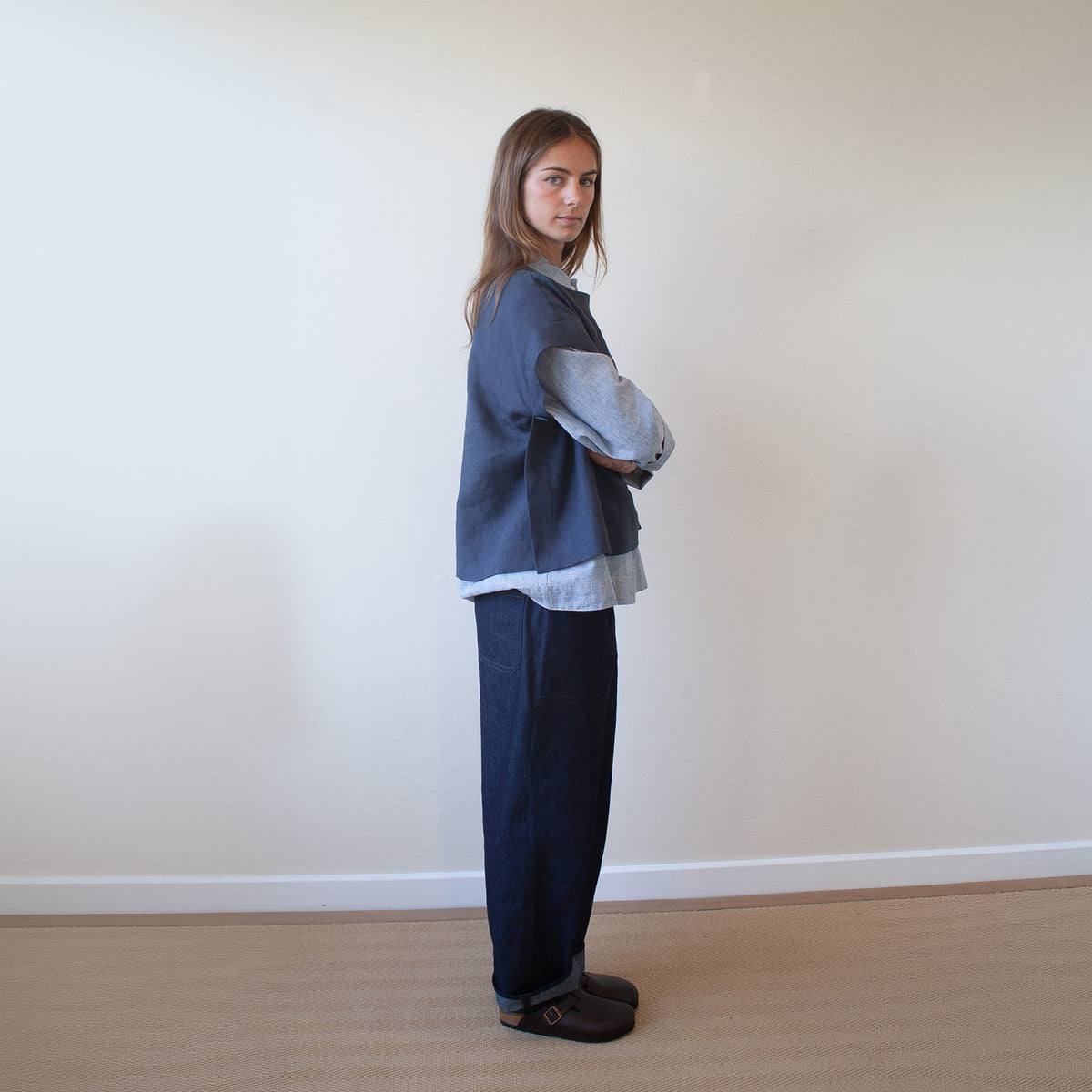 overtop - slate linen