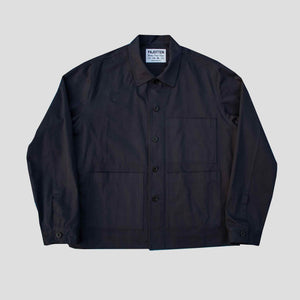 The Everyday jacket in brushed cotton twill - soft navy