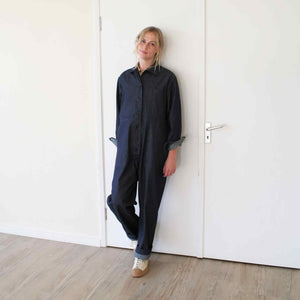 Overalls in denim Indigo