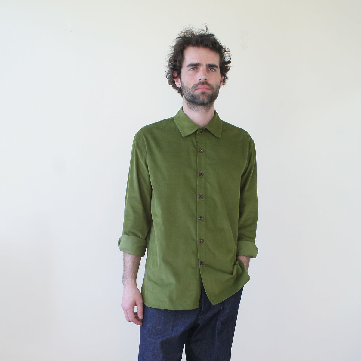 Workers shirt grass corduroy