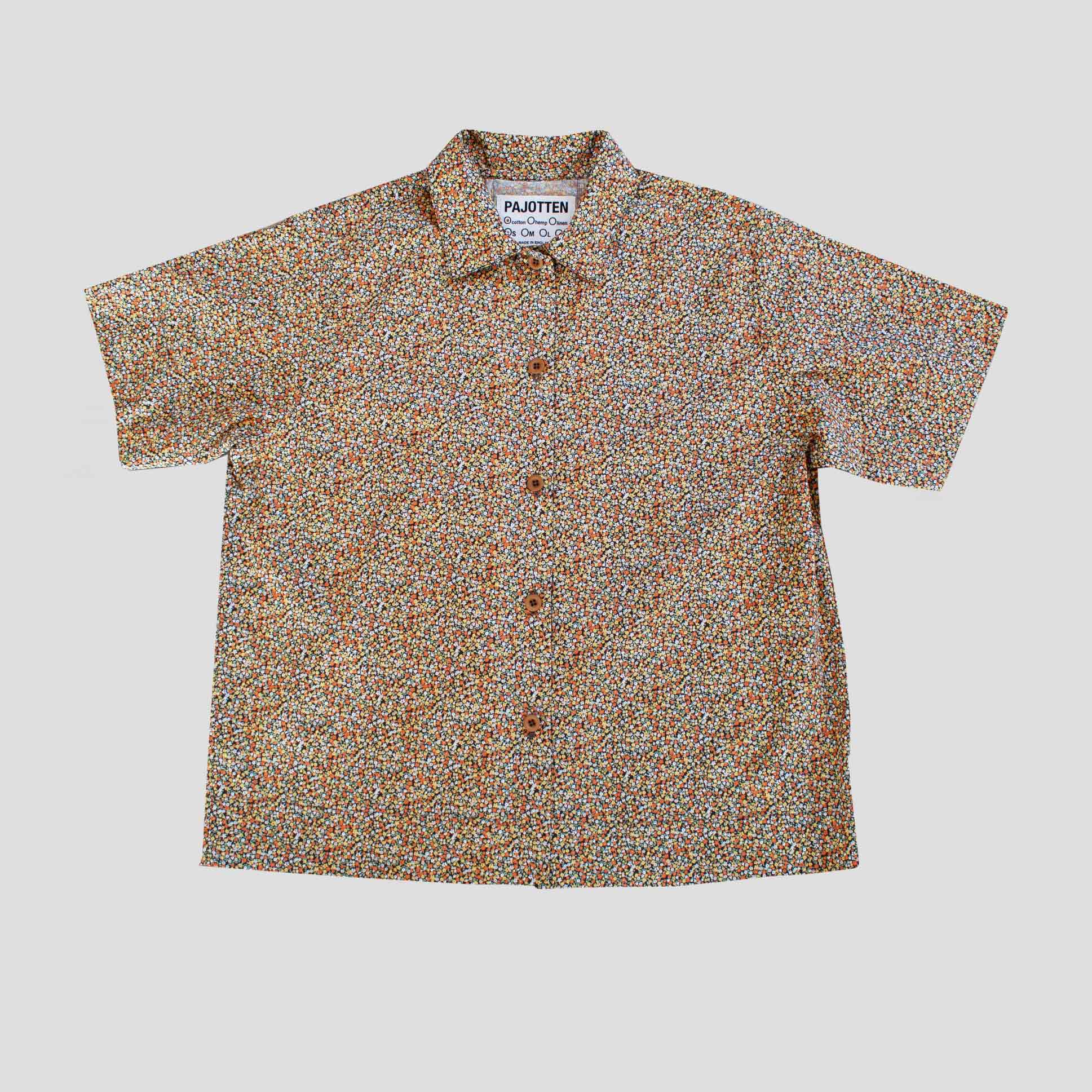 Short sleeved shirt in cotton - floral
