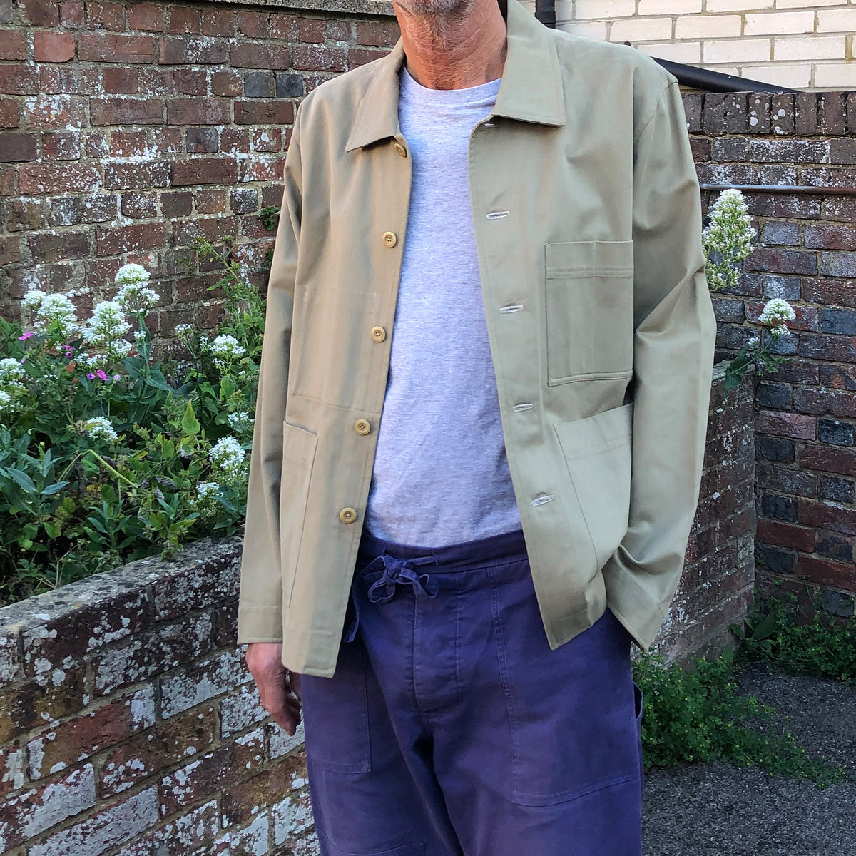 Everyday jacket tan twill