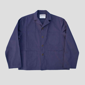 Revere chore jacket in brushed cotton twill -Indigo