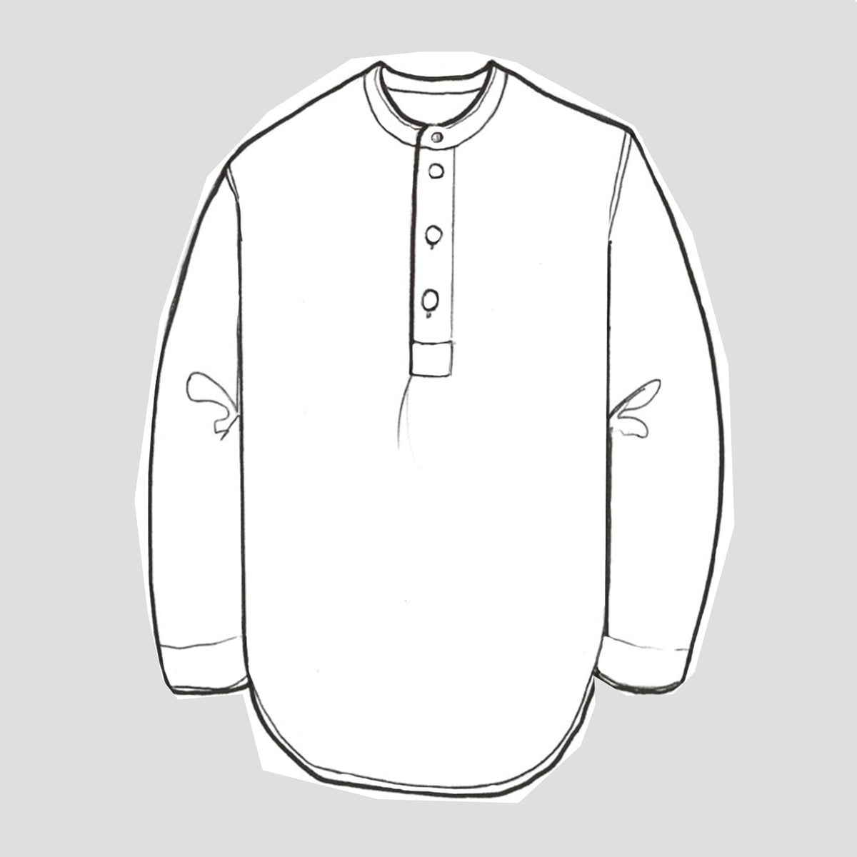 Yard shirt in a cotton/linen check
