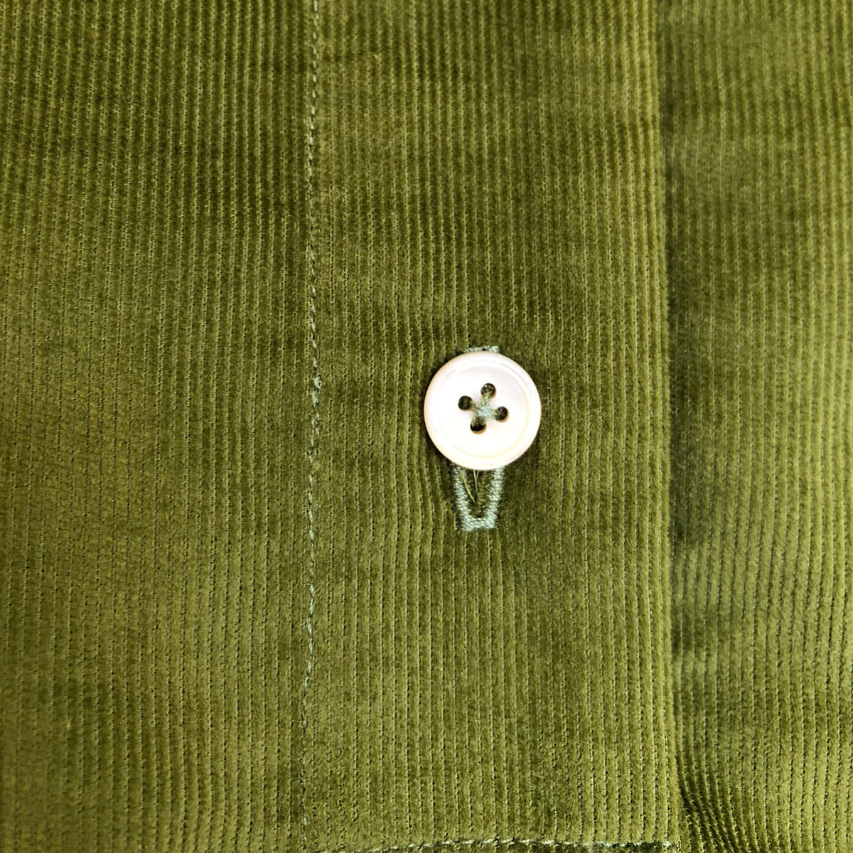 Round necked smock - grass cotton cord