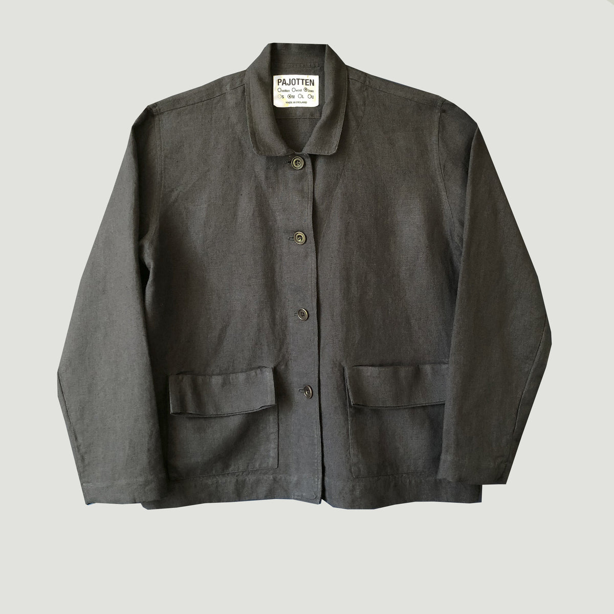 Lenham jacket in slate linen