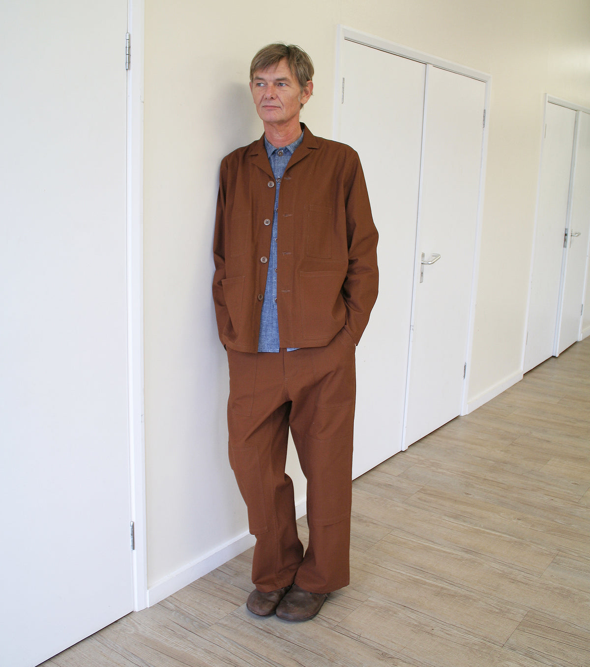 The Journeyman - brushed cotton canvas - Rust