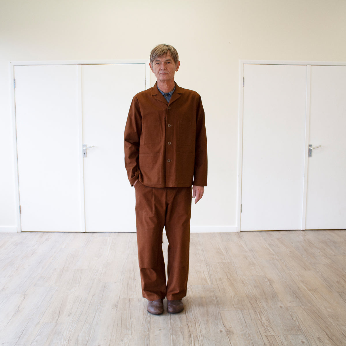 The Journeyman - brushed cotton canvas - Rust
