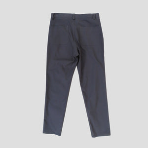 Architect trousers in grey cotton canvas
