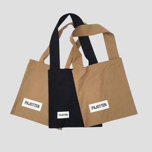 a selection tin of Pajotten tote bags